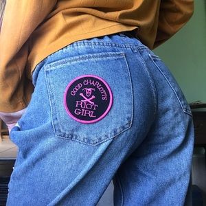 Thrashed Riot Girl Jeans